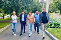 Обход территории района Тропарево-Никулино